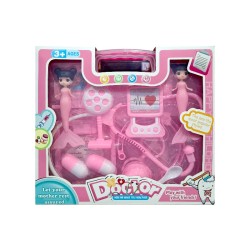 Σετ βαλιτσάκι ιατρικής - 012 - 917298 - Pink