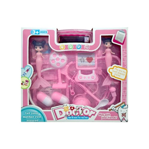 Σετ βαλιτσάκι ιατρικής - 012 - 917298 - Pink