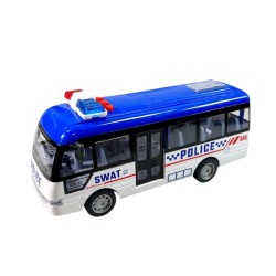 Ηλεκτρονικό λεωφορείο Police με φωτισμό - YM-9906B - 917328