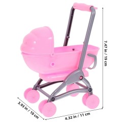 Παιδικό καροτσάκι mini με κούκλα - 0812-155 - 917427