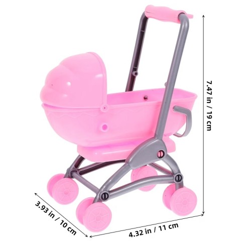 Παιδικό καροτσάκι mini με κούκλα - 0812-156 - 917426