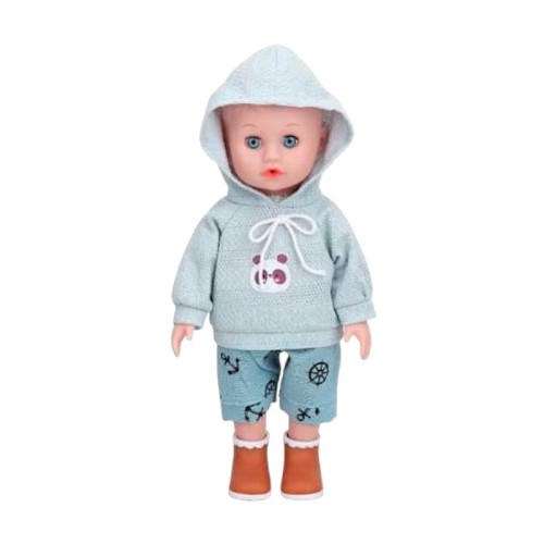 Κούκλα μωρό με αξεσουάρ - H04-17 - 34cm - 917463