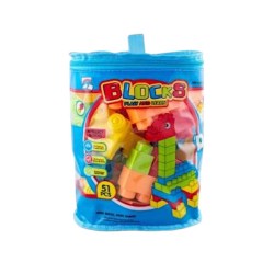 Σετ κατασκευών DIY με τουβλάκια - 558-20 - 51pcs - 917509