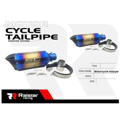 Τελικό εξάτμισης μοτοσυκλέτας - SC-Project - 35cm - R-MG0601-B2 - 320001