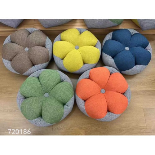 Μαξιλάρι καρέκλας Πουφ - 50cm - 720186 - Light Brown/Orange