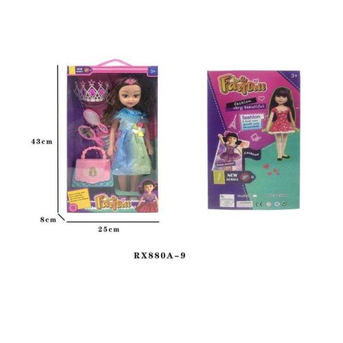Σετ κούκλα με αξεσουάρ ομορφιάς - RX880A-918 - 917452