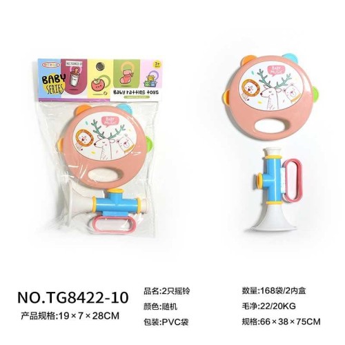 Σετ βρεφικές κουδουνίστρες - TG8422-10 - 2pcs - 917388