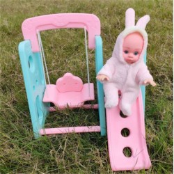 Κούκλα μωρό με παιδική χαρά - 661 - 917394