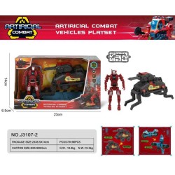 Σετ ρομπότ μεταμόρφωσης με αξεσουάρ - J3107-2AI - 917185