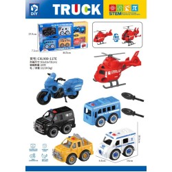 Σετ συναρμολογούμενα οχήματα με αξεσουάρ - CXL900-117E - DIY - 917323
