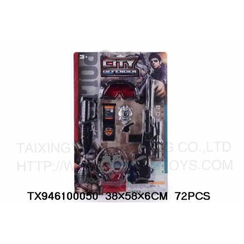 Σετ αστυνομικού με όπλο & αξεσουάρ - 633 - 917274