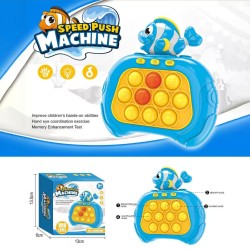 Ηλεκτρονικό παιχνίδι ταχύτητας - Pop it Fidget - 526A - 917199 - Blue