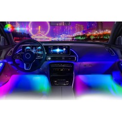 Σετ διακοσμητικός φωτισμός καμπίνας αυτοκινήτου LED με τηλεχειρισμό - D19203-P4 - 110853