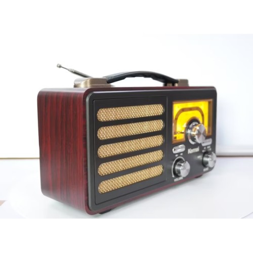 Επαναφορτιζόμενο ραδιόφωνο Retro - M1912-BT - 119125 - Grey