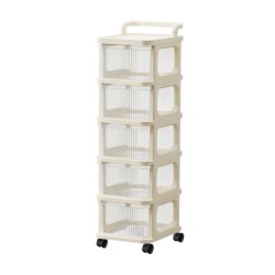 Πλαστική συρταριέρα αποθήκευσης τρόλεϊ 5 ορόφων - 10711 - 282159
