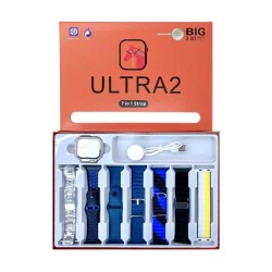 Σετ Smartwatch με 7 λουράκια - ULTRA2 - 814154 - Blue