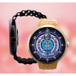 Σετ Smartwatch με 7 λουράκια - V16 Pro Max - 814161 - Black