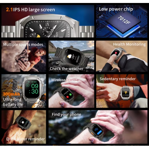 Smartwatch - Z17 Max - Stainless Steel - 814253 - Black
