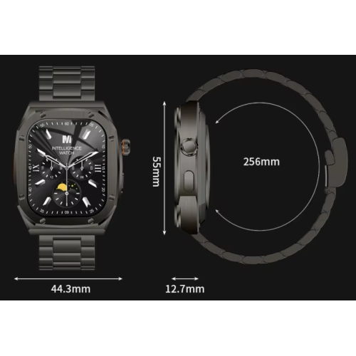 Smartwatch - Z17 Max - Stainless Steel - 814253 - Black