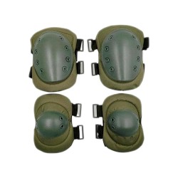 Σετ επιγονατίδες & επιαγκωνίδες - Tactical - 4pcs - 920075 - Green