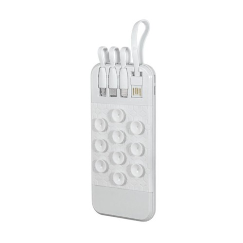 Powerbank 4in1 - Fast Charge - 10.000mah - X20 - 125200 - White