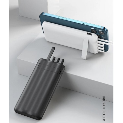 Powerbank 4in1 - Fast Charge - 10.000mah - X20 - 125200 - Black