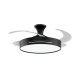 Ανεμιστήρας οροφής & φωτιστικό - DS-6603 - 430286 - Black