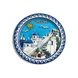 Τουριστικό μαγνητάκι Souvenir - Σετ 12pcs - Greece - 678547