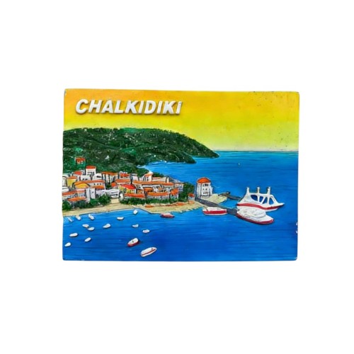 Τουριστικό μαγνητάκι Souvenir - Σετ 12pcs - Chalkidiki - 678587