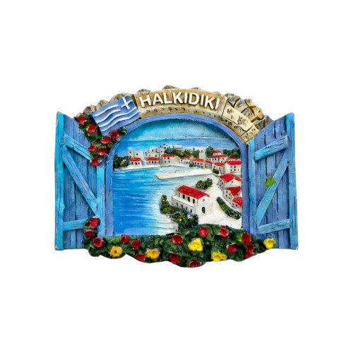 Τουριστικό μαγνητάκι Souvenir - Σετ 12pcs - Chalkidiki - 678592
