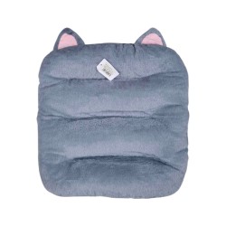 Μαξιλάρι καρέκλας παιδικό με αυτάκια - 40x40cm - 720196 - Grey