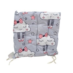 Μαξιλάρι καρέκλας παιδικό - 40x40cm - 720203 - Light Grey