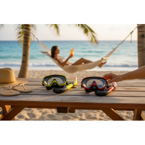 Μάσκα θαλάσσης με αναπνευστήρα - 8010/2TTAC1 - 117400