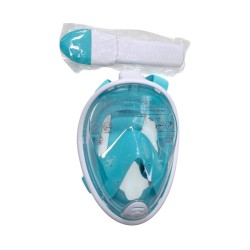 Μάσκα θαλάσσης Full Face με αναπνευστήρα - F-201 - 117405 - Green