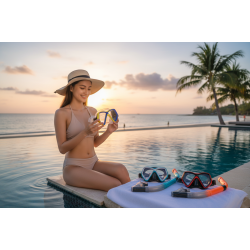 Μάσκα θαλάσσης με αναπνευστήρα - 9937/69TTA - 127110