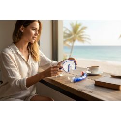 Μάσκα θαλάσσης με αναπνευστήρα - M22S30 - 127111