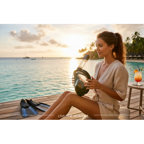 Μάσκα θαλάσσης Full Face με αναπνευστήρα - BHC - 127121