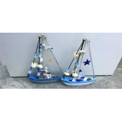 Διακοσμητικό Souvenir Καραβάκι - Σετ 2 τεμάχια - L2026-34CD - 125566
