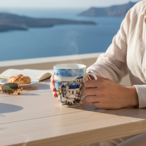 Σετ κεραμική κούπα Souvenir - 12pcs - Greece - 221127