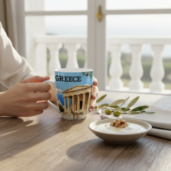Σετ κεραμική κούπα Souvenir - 12pcs - Greece - 224158