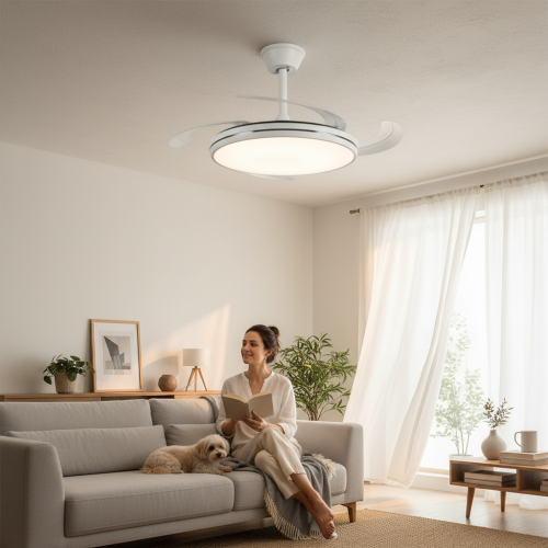 Ανεμιστήρας οροφής & φωτιστικό - DS-8989 - 43029