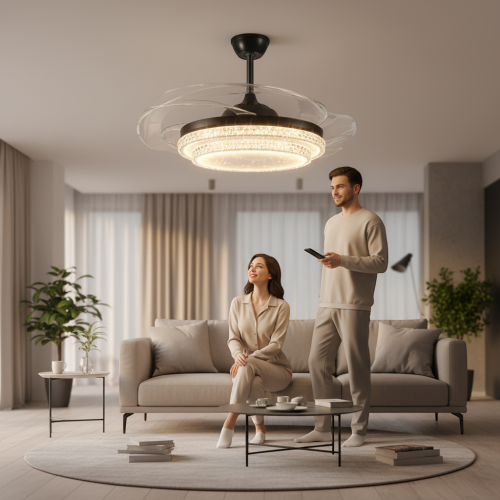 Ανεμιστήρας οροφής & φωτιστικό - DS-6601 - 430323