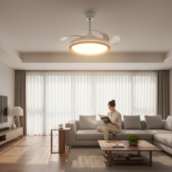 Ανεμιστήρας οροφής & φωτιστικό - DS-6606 - 430354