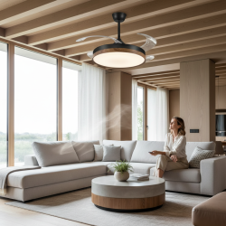 Ανεμιστήρας οροφής & φωτιστικό - DS-6606 - 430354