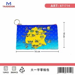 Πορτοφόλι Souvenir μπρελόκ - Σετ 10pcs - PVC - Thassos - 16*10cm - 871714