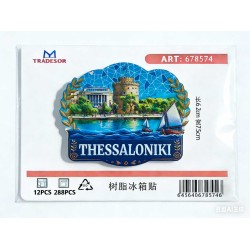 Τουριστικό μαγνητάκι Souvenir - Σετ 12pcs - Thessaloniki - 678574