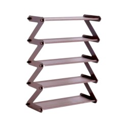 Ραφιέρα παπουτσιών 5 επιπέδων - YH8802-5 - 522466 - Brown