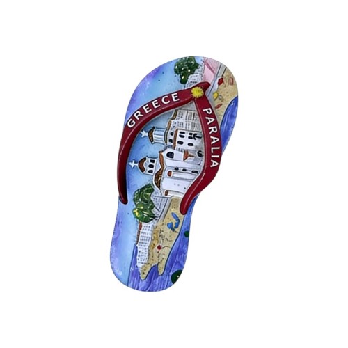Τουριστικό μαγνητάκι Souvenir - Σετ 12pcs - Paralia - 678604