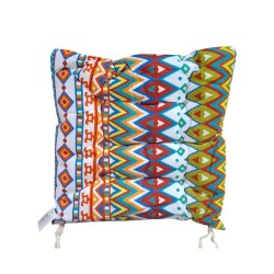 Μαξιλάρι καρέκλας - 40x40cm - 720187 - White/Green