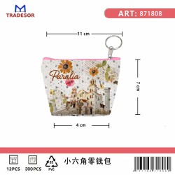 Πορτοφόλι Souvenir μπρελόκ mini - Σετ 10pcs - PVC - Paralia - 11*7*4cm - 871808